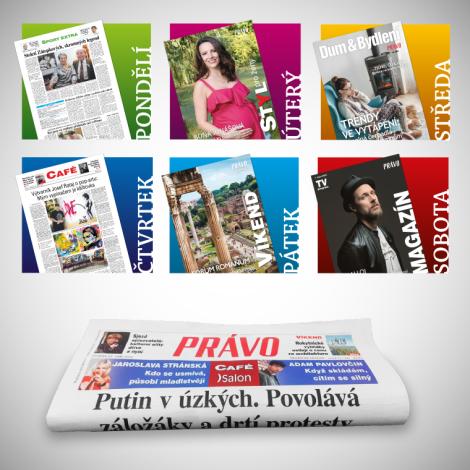 Obrázek - Roční předplatné deníku PRÁVO v tištěné podobě se slevou 25 % z aktuálně platné ceny