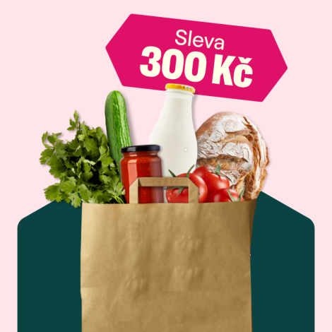 Obrázek - Sleva 300 Kč a doprava zdarma na váš první nákup nejen potravin na foodora